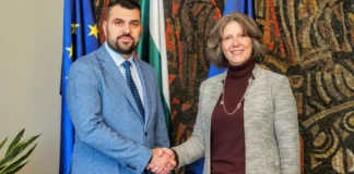 Министър Георг Георгиев се срещна с временната посланичка на САЩ у нас Сюзън Фалатко