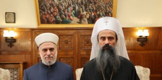 Патриарх Даниил прие на среща в синодалната палата главния мюфтия д-р Мустафа Хаджи