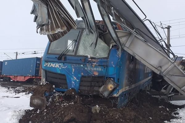 Катастрофа с влак на българската фирма ПИМК е станала край