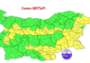 Жълт код за силен вятър в голяма част от страната утре