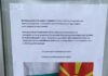 С любов от Северна Македония – благодарствено писмо на входа на посолството ни в Осло