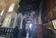 Късо съединение подпали храма „Св. Богородица“ в Сливен