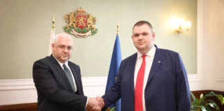 Делян Пеевски се срещна с посланика на Турция Мехмет Саит Уянък
