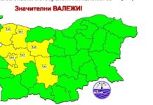 Жълт код за валежи в шест области у нас
