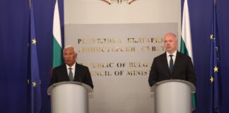 Премиерът Росен Желязков към председателя на Европейския съвет Антонио Коща: В лицето на българското правителство имате истински партньор за просперитета на ЕС