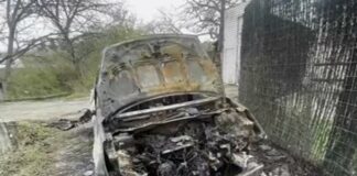 Запалиха кола в софийското село Герман