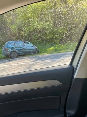 Полицай предприе обратен завой на главния път Велико Търново –