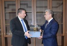 Сарафов се срещна с турския си колега Мухсин Шентюрк