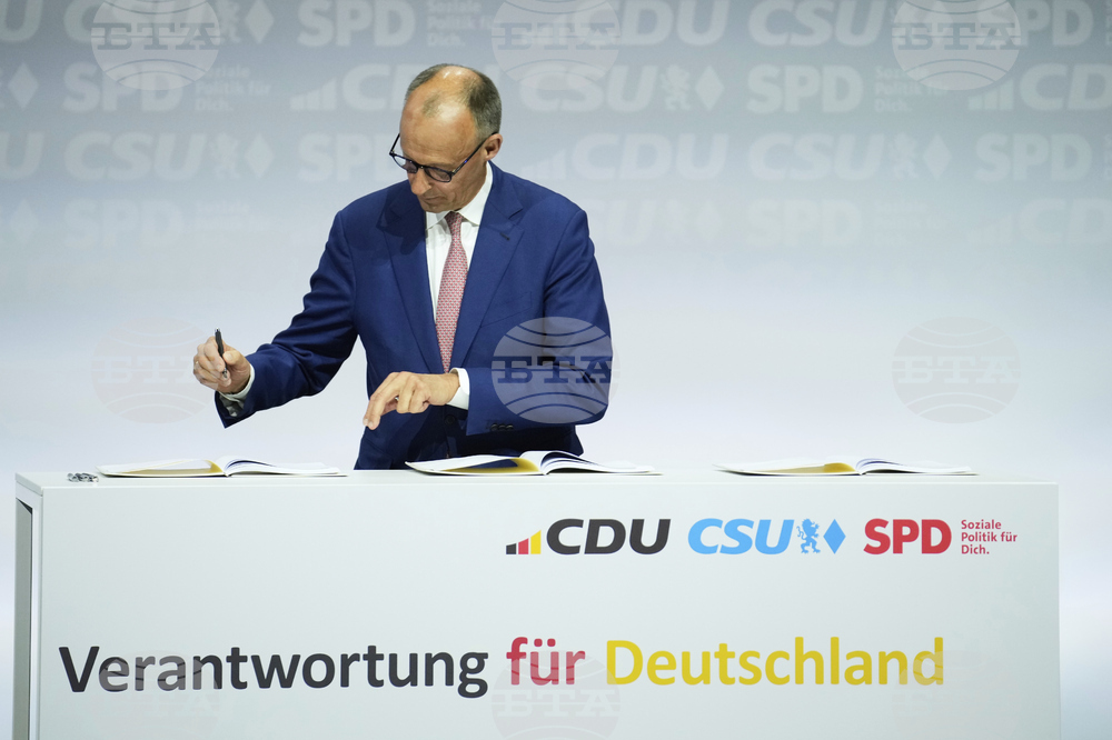 Коалиционното споразумение за новото правителство на Германия бе подписано в