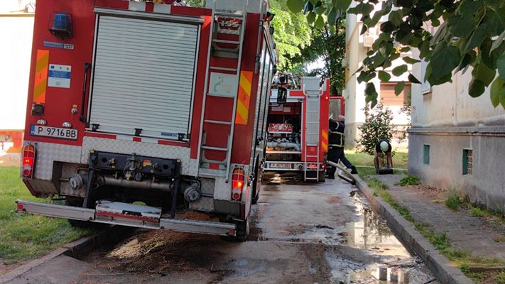 Пожар е избухнал в апартамент на ул Богомил в Пловдив