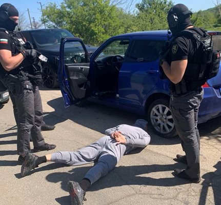 Задържаният по време на спецакция срещу наркоразпространението в Бургас Петко