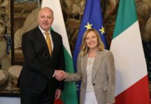 Енергийни и военни проекти обсъдиха Желязков и Мелони