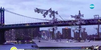 Двама загинали и 17 ранени, след като мексикански военен кораб се блъсна в моста в Бруклин (Видео)