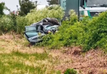 Челна катастрофа между тир и кола взе жертва и затвори пътя Русе – Бяла (ВИДЕО)