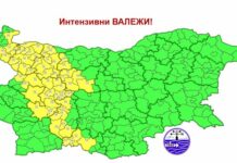 Жълт код за гръмотевични бури и градушки в няколко области
