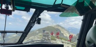 „Кугър“ евакуира трима ранени алпинисти в Рила