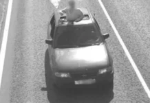 Първи случай на сниман от тол камера и глобен