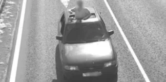 Първи случай на сниман от тол камера и глобен