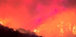 Над 400 души са евакуирани от село Плоски заради пожара