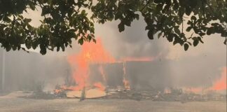 20 гаража и 2 автомобила са изпепелени след пожара в Пазарджик