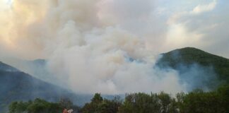 Близо 40 къщи изгоряха при пожара в Трънско