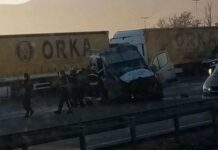 9 години и 4 месеца затвор за каналджия, който с бус, натоварен с мигранти, уби полицай