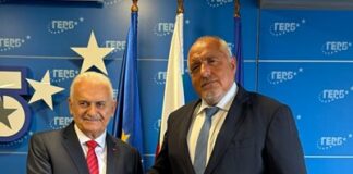 Бойко Борисов и бившият премиер Бинали Йълдъръм обсъдиха пътните коридори и нелегалната миграция