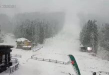 Обилен сняг вали във високите части на Родопите