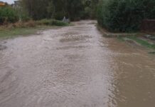 Наводнение и в морския курорт Лозенец