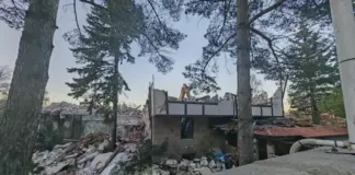 Сараят на Ахмед Доган в Бояна е напълно разрушен