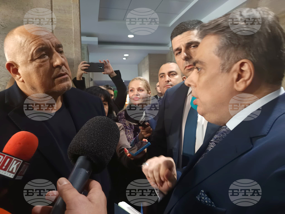 Председателят на ГЕРБ Бойко Борисов и председателят на ПП Асен