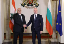 Росен Желязков: България подкрепя Ливан в стремежа му към мир, сигурност и устойчиво развитие