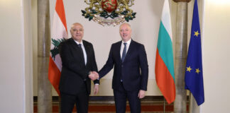 Росен Желязков: България подкрепя Ливан в стремежа му към мир, сигурност и устойчиво развитие