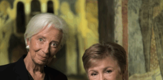 Кристалина Георгиева и Кристин Лагард посетиха Боянската църква (ВИДЕО)