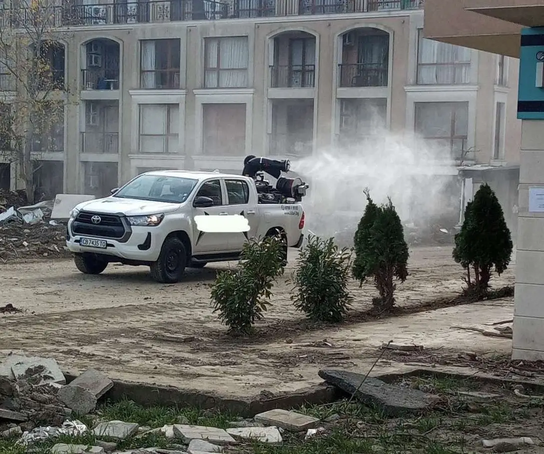 Община Несебър извърши мащабна дезинфекция в района на ваканционно селище