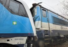 Два влака се сблъскаха в Чехия, 57 са ранените