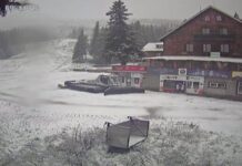 Сняг вали на Витоша