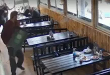 Психар вилня с нож в ресторант в София