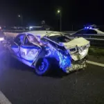 Шофьорът, ударил полицейска кола на Северната тангента, карал със 149 км/ч