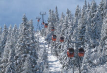 Пиянде изпочупи две от кабинките на въжения лифт в Боровец