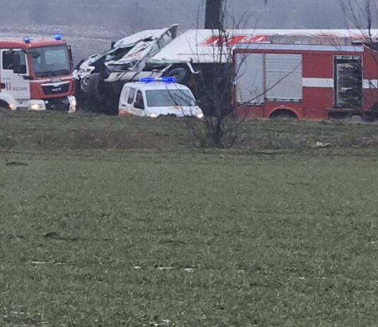 Верижна катастрофа с три тира край Видин, има жертва