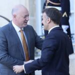 Макрон посрещна Росен Желязков на срещата на Коалицията на желаещите в Париж