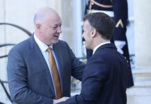 Макрон посрещна Росен Желязков на срещата на Коалицията на желаещите в Париж
