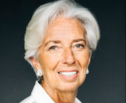 Президентът на Европейската централна банка ЕЦБ Кристин Лагард публикува днес