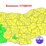 Жълт код за студено време и снеговалежи в почти цялата страна