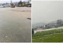 Реката в Кирковско преля – наводнена е автогарата, има свлачища и отцепени пътища