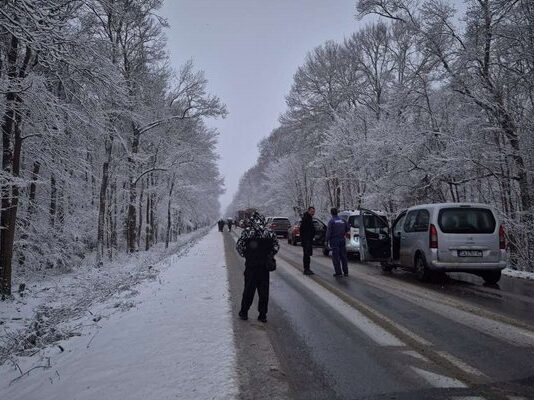 Двама загинаха след челен сблъсък между микробус и кола край Старо Оряхово