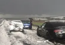 Дете пострада при верижна катастрофа в аварийната лента на „Хемус“